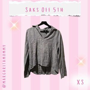 Grey Top Saks Off Fifth Avenue XS